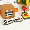 TRÃO ELÉTRICO/RC RC ELECTRIC Set Toys for Kids Car Diecast Slot Toy Fit for Standard Wooden Train Ferrilhão Bateria de Natal Conjunto 230420