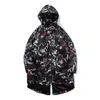 Men's Down NAGRI Seveyfan 2023 Winter Camou Jacket Hip Hop Printed Hooded Jackets Thick Warm Parka Coat For Couples M L XL XXL