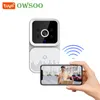 Doorbells Tuya Smart Video Doorbell Wireless HD Camera PIR Motion Detection IR Alarm Security Door Bell Wi-Fi Intercom for Home Apartment 230419