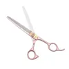 Tesoura de cabelo 5.5 6 7 Japão Aço de aço Profissional Scissors Scissors Rainning barbeiro tesoura Definir tesouras de corte de cabelo 440C Tesoura 9105# 230419