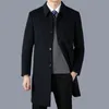 Misto lana da uomo arrivo giacca invernale da uomo moda cappotto di lana da uomo casual trench di lana uomo giacca elegante da uomo full size M-4XL DY117 231120