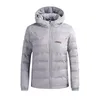 Designer jaqueta masculina e feminina de alta qualidade grafeno auto-aquecimento capuz leve jaqueta curta ao ar livre estilista jaqueta de inverno