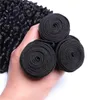 Hair Bulks Kinky Curly Bundles 100 Human Brazilian 3 Deal Natural Color For Women Thicker 230419