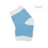 Chaussettes De Sport Gel Hydratant Fil De Coton Talon Demi Protection Pied Bout Ouvert Multicolore SPA