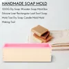 Baking Tools 1200G Diy Soap Wooden Mold Box Silicone Liner Rectangular Loaf Swirl Tool Candle Making