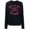 23 vroege herfst Zadig Voltaire dameshoodies sweatshirts klassieke letterprint raglanmouwen katoen marineblauwe damestrui