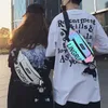 Gürteltaschen Brusttasche Mädchen Street Fashion Marke Sport Schulter Paar Messenger Ins Hip-Hop-Persönlichkeit