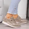 Kleding schoenen nieuwe wiggen platform sneakers dames niet-slip vulcanize schoenen mode pailletten vetermeisjes casual sport schoenen van vrouw flats 230420