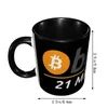 Mugs Promo Original - 21 Millions Club Gobelets Graphiques Amusants Impression Humour Etui Cryptomonnaie Multifonctions