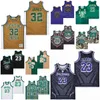 Lycée St Vincent Mary Fighting Irish Jersey Basketball LeBron James 23 Marble Crown Black Brown Green Team All Stitching Sport Breathable Alternate Moive