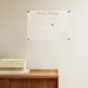 Whiteboards Message Board Clear Marker Acrylic White Board Board Acrylic Board Clear White Board for Office Writing 231118