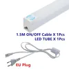 Lampe intégrée à installation directe fluorescente 30 cm 60 cm T5 Tube lumière micro-ondes capteur Tubo 220/240 V EU US Plug