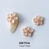 Nail Art Decorations 10pcs 3D Japanese Opal Flower Zircon Parts Crystals Jewelry Nails Accessories Supplies Charms 231120