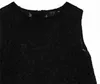 Girl Dresses KY96128 2023 Spring Summer Children's Skirt Girls' Lace Tank Top Black A-line Vest