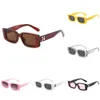 Sonnenbrillen Luxus Mode Offs Weiß Rahmen Stil Quadratisch Marke Männer Frauen Sonnenbrille Pfeil x Schwarzer Rahmen Brillen Trend Sonnenbrillen Hell
