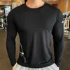 Men's T-Shirts High Quality Running Sweat Shirts Men Bodybuilding Sport Tshirt Long Sleeve Compression Swearshirt Gym Fitness Upper Clothing 230420