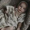Cobertores vintage bebê mimosa floral musselina algodão swaddle cobertor nascido envoltório fraldas recebendo