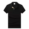 Hommes Polos Chemises D'été Marque Vêtements Coton À Manches Courtes Business Designers Tops T Shirt Casual Rayé Respirant Vêtements