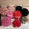 Headwear Hair Accessories 1PC Fabric Rose Flower Hair Cl Clips For Women Girls Hair Clip Barrette Plastic Hair Clamps Headwear Hair AccessoriesL231214