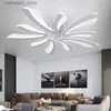 Taklampor akryl modern ljuskrona ljus led taklampa levande matsal armatur Nordiska minimalistiska inomhus Hotellblommor Dekor Fixtur Q231120