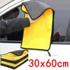 2 Pz/lotto 30x30/40/60 centimetri di Lavaggio Auto Asciugamano In Microfibra Auto Per La Pulizia di Asciugatura del Panno di Cura Dell'auto Panno In Microfibra asciugamano Auto Panno In Microfibra
