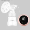 Breastpumps Smart Electric Breast Pump Unilateral Double Bilateral Breast Pump Manual Silicone Breast Pump Baby Breastfeeding Accessories Q231120