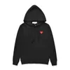 Men's Hoodies  Sweatshirts 22s Designer Play Cdgs Commes Hoodie Jumpers Garcons Letter Embroidery Long Sleeve Pullover Red Heart Loose 7 LRYT