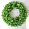 Fiori decorativi St. Wreath Green Porta artificiale Decorazione da parete Giorno Primavera Giraffa Ornamento Palla di Natale Set