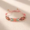 Braccialetti con ciondoli ZHONGVI Miyuki Seme Bracciale con perline Catena di corda regolabile Semplice per donne Ragazze Gioielli di moda Regalo fatto a mano