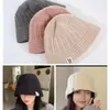 Dog Apparel Women's Fisherman Hat Warm Wool Cable Knit Winter Casual Foldable Panama Korean Knitted Outdoor Sun