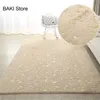 Tapis blanc tapis or Texture doux Imitation lapin cheveux Shaggy tapis pour salon grande chambre tapis chaise tapis personnalisé fourrure tapis 231120