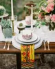 Table Napkin 4pcs African Women Geometric Colors Square 50cm Party Wedding Decoration Cloth Kitchen Dinner Serving Napkins