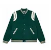 Дизайнерская мужская куртка Модная куртка-кардиган Лоскутная куртка с капюшоном High Street Мужская и женская уличная классическая бейсбольная одежда Saint Hip-hop Parka Ysls 6033