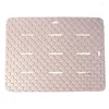 Tapis de salle de bain antidérapant, douche, sol d'automne, tapis rectangulaire en plastique, toilettes rondes creuses, imperméables