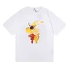 مصمم أزياء الملابس المحملات الهيب هوب تيشيرتس Rhude High Street Summer Summer Character Art Thief Print Cotton Coun T-Shirt Tops Streetwear Tops Sport