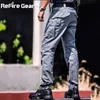 Men's Pants ReFire Gear M3 Waterproof Tactical Military Pants Men SWAT Special Army Combat Cargo Pants Multi Pocket Rip-stop Cotton Trousers 230420