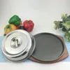 Pans Catering Supplies Iron Plate BBQ Tray Commercial Western Steak