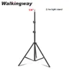 Tripods Walkingway Pography Light Stand Portable Tratod z 14 śrubą do LED LED Ring Light Camera Laser Projector 230419