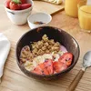 Ciotole Ciotola Di Cocco Frullato Conchiglia Lucida Per Insalata Da Cucina Acai