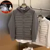 Erkek ceketler ceket aşağı erkekler kadın golf giyim moda ekleme gevşek kapüşonlu çift ceket rahat spor Kore beyaz ördek wear 231118