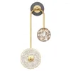 Wandlampen Goud lamp Noordelijke stijl Designer Art Woonkamer Slaapkamer Luxe Decoratie Aisle Balkon Bed naast