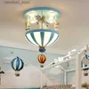 Ceiling Lights Nordic Modern Children's Ceiling Circus Cartoon Creative Princess Room Boys and Girls Bedrooms Decorated with LED Light Fixtures Q231120