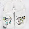 10st söta mjölkteserier sko charms för krokar sandaler unisex sko dekoration barn
