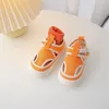 Sandales Enfants Hollow Tolevas Chaussures Spring Baby Color Color Shoes Boys and Girls Summer Breatch Small Sandals 230419