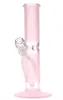 Vintage Premium Pure Glass Bong Water Hookah Purple Pink Frost Sandstanded 12inch 14inch Classic Original Glass Factory Made kan het klantlogo plaatsen door DHL UPS CNE