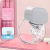 Bombas de mama elétrica portátil bomba de leite silenciosa wearable automático ordenhador usb recarregável bebê amamentação extrator leite bpa livre q231120