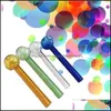 Smoking Pipes Glass Oil Burner Pipe Pyrex Accessories Random Color Drop Delivery Home Garden Household Sundries Dhncd