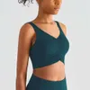 Lu Lu Align Bras Gym Strappy Sport Yoga Limoni Top Top sexy Abbigliamento donna Reggiseno push up Alternative di marca LL