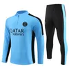 2023 2024 psgES Trainingsanzug Herren Fußball-Trainingsanzug 23 24 Tuta Maillot Trikot Jacke Kit Paris Mbappe Männer und Kinder Fußball-Trainingsanzüge Jogging Survêtement Chandal