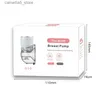 母乳用電気ポータブル電気用母乳パンプベビーアクセサリーLEDディスプレイUSB充電可能なハンズフリーウェアラブルミルク抽出器BPA無料Q231120